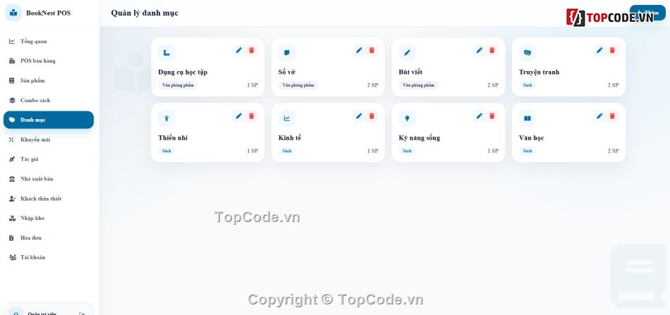 văn phòng phẩm,sách bán,Web bán hàng văn phòng